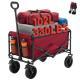 Foldable Trolley, With Wheels, Foldable, Large Capacity, 330 Pounds, Multi-functional Trolley, Heavy-duty Design, With Elastic Handles