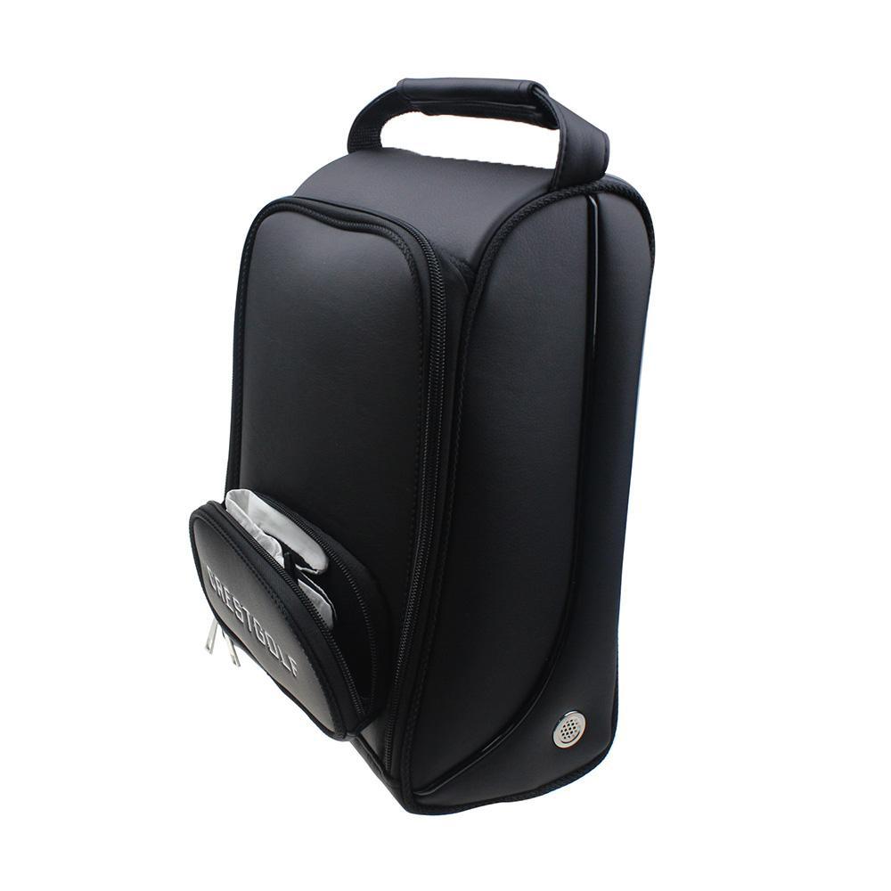 Golf Shoe Bag For Men PU Dust-Proof Storage Organizer Zippered Bag Dust-Proof Storage Organizer For Outdoor Travel Holiday