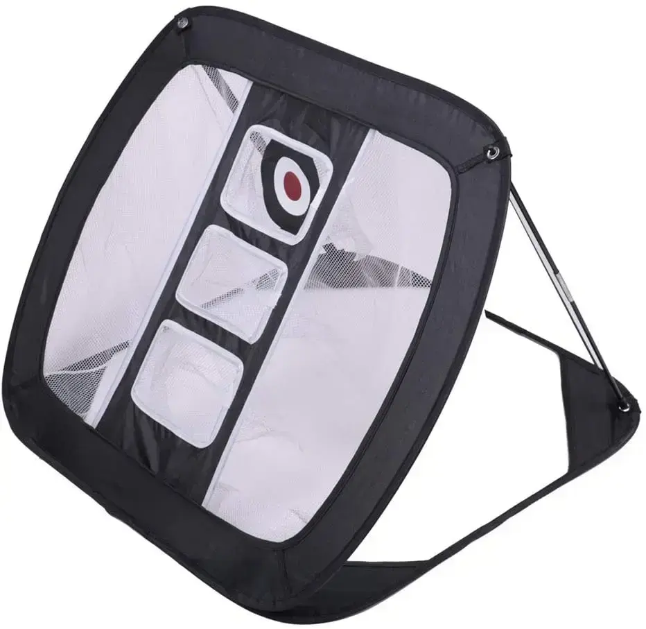 Indoor Outdoor Foldable P Op Up Hitting Training Target Driving Practice Golf Chipping Net