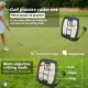 Indoor Outdoor Foldable P Op Up Hitting Training Target Driving Practice Golf Chipping Net