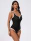 New Style One-Piece Patchwork Sexy Deep-V Bikini