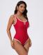 New Style One-Piece Patchwork Sexy Deep-V Bikini