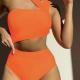 Sexy One-shoulder Tube-top One-piece Bikini