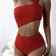 Sexy One-shoulder Tube-top One-piece Bikini