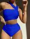Sexy One-shoulder Tube-top One-piece Bikini