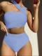 Sexy One-shoulder Tube-top One-piece Bikini