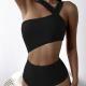 Sexy One-shoulder Tube-top One-piece Bikini