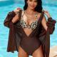 2026 Two-Piece Swimsuit Womens Deep V-Neck Beach