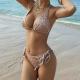 Sexy Beach Sequin Strap Bikini Set Women