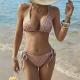 Sexy Beach Sequin Strap Bikini Set Women