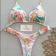Womens Fresh-Style Printed Bikini Swimsuit