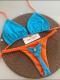 Womens Fresh-Style Printed Bikini Swimsuit