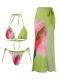 Bikini Hot Spring Swimsuit Three-piece Set