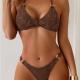 Three-piece Special Fabric Sexy Two-piece Bikini Swimsuit