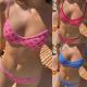 Tube-top Backless Lace-up Sexy Bikini Two-piece Swimsuit