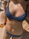 Tube-top Backless Lace-up Sexy Bikini Two-piece Swimsuit