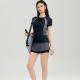 Womens Two-Piece Modest New Year Swimsuit