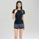 Womens Two-Piece Modest New Year Swimsuit