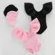 Lotus Leaf Flying Sleeves Open Back One-Piece Swimsuit For Girls