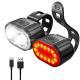 Strong Light Flashlight Bicycle Light Riding Equipment