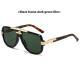 Square Retro Square Sunglasses Fashion Metal Sunglasses
