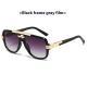 Square Retro Square Sunglasses Fashion Metal Sunglasses