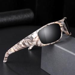 Retro Camouflage Frame Polarized Glasses Outdoor Riding Shading