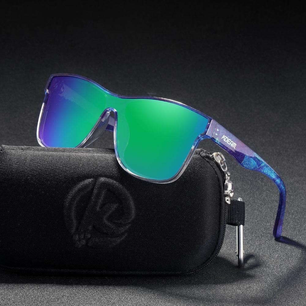 One-piece Lens Sunglasses HD Polarized Outdoor Athletic Glasses
