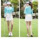 Golf Womens Long-sleeved T-shirt Stand-up Collar Sunscreen Korean Version Of Slim Sports