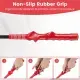 Portable Fiberglass Golf Swing Stick, Improve Grip & Shot Accuracy Golf Warm-Up Tool For Beginners & Pros-Red