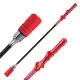 Portable Fiberglass Golf Swing Stick, Improve Grip & Shot Accuracy Golf Warm-Up Tool For Beginners & Pros-Red