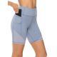 Stitching fitness five-point shorts