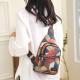 Color Block Large Capacity PU Soft Leather Textured Crossbody Bag