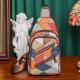 Color Block Large Capacity PU Soft Leather Textured Crossbody Bag