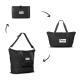 Folding Travel Bag Large Capacity Can Expand Waterproof Sports Gym Bag