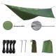 Waterproof Anti-mosquito Sunshade Mosquito Net Hammock Package Outdoor Camping Aerial Swing Hammock 270270 Canopy