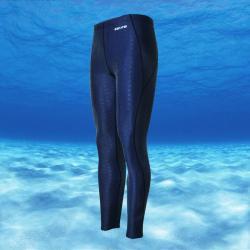 Sunproof Shark Skin Long Legs Competition Mens Swimming Trunks