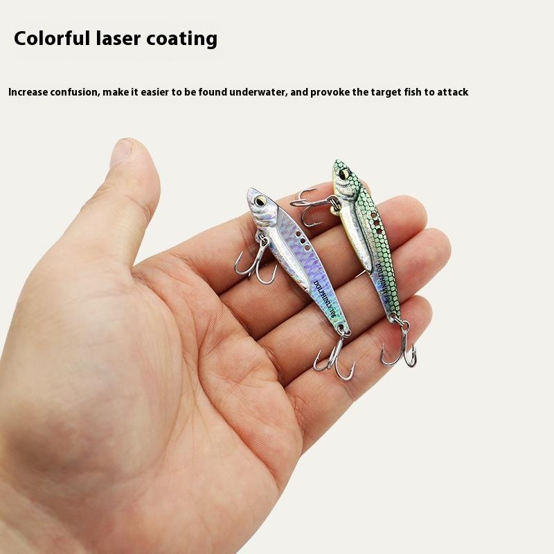 Dragon Tooth VIB Lure Lead Coated Copper VIB Tossing Sequins Metal