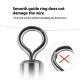 Three-fork Luminous Swivel Luminous Beads 8-ring T-type Balance Fork Ring Accessories
