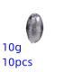 Standard Weight Fishing Pendants Olive Sinker