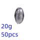 Standard Weight Fishing Pendants Olive Sinker