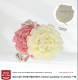 Take a bath with dense bubble flowers-light yellow-1 - Option1