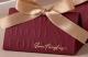 Wedding candy box-1 large wine red-with ribbon - Option1