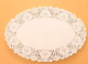 Kitchen oil-absorbing paper mat-round lace model-diameter 26.5cm-140 sheets-1 pack - Option1