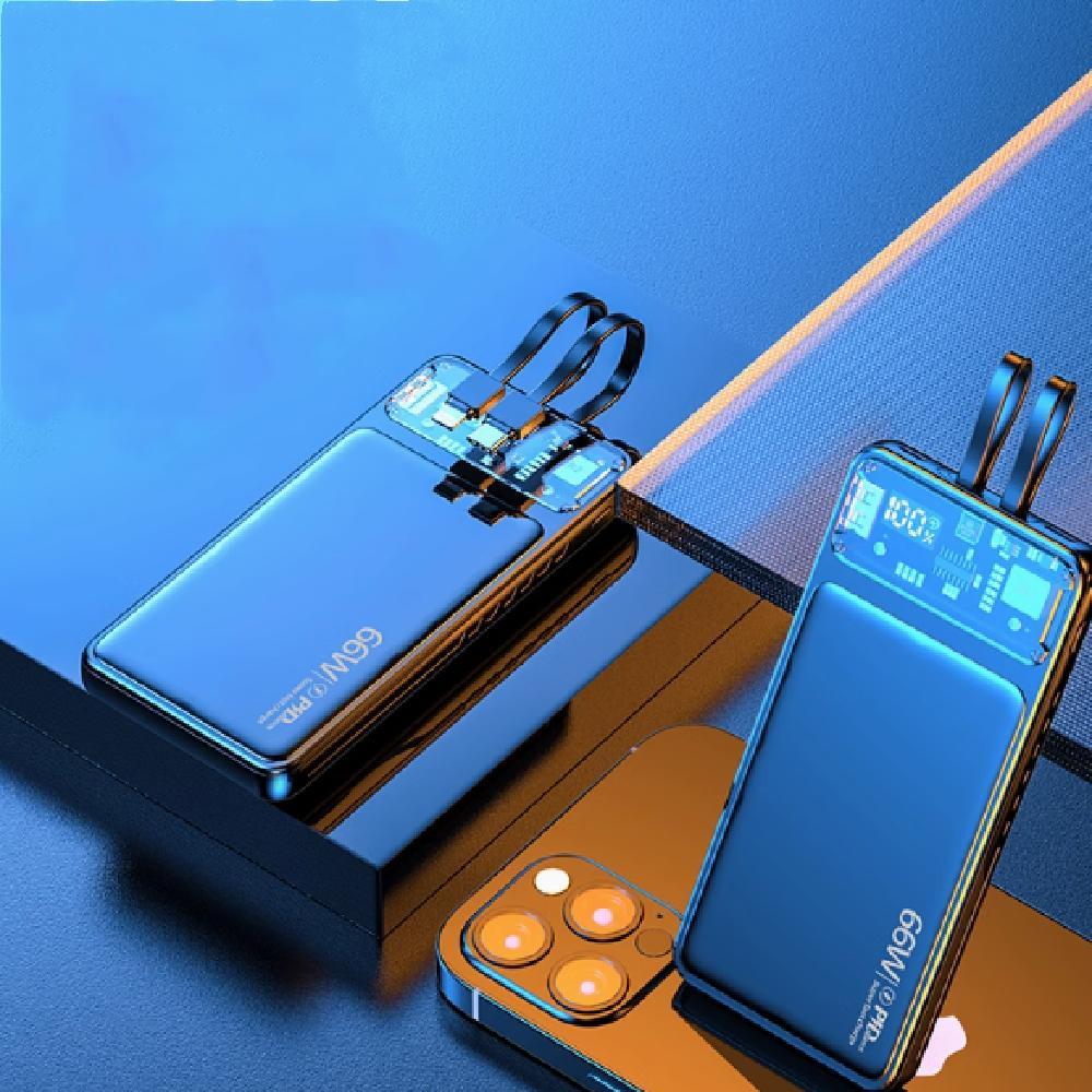 66W Super Fast Charge Power Bank 20000 MAh Large Capacity