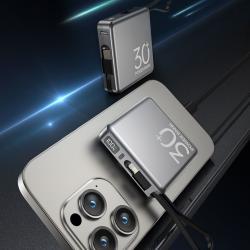 Large Capacity 20000 MA With Cable Power Bank