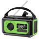 Lighting Large Capacity Hand-cranked Solar Power Emergency Charging Treasure