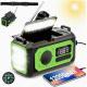 Lighting Large Capacity Hand-cranked Solar Power Emergency Charging Treasure