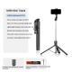 Stabilized Extendable Selfie Stick With Bluetooth Remote For Photos And Live Streaming