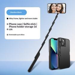Drop-Resistant Bluetooth Multifunctional Phone Case With Selfie Stick